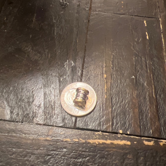 Pure 18K Real Dual Color Gold Pendant - Picture 2 of 4